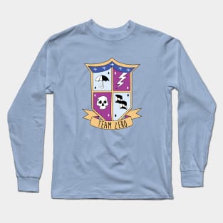 team zero the umbrella academy crest Long Sleeve T-Shirt